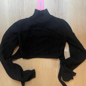 EDIKTED CROPPED KNITTED SEEATER